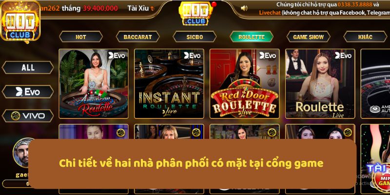 Chi tiết về hai nhà phân phối có mặt tại cổng game 