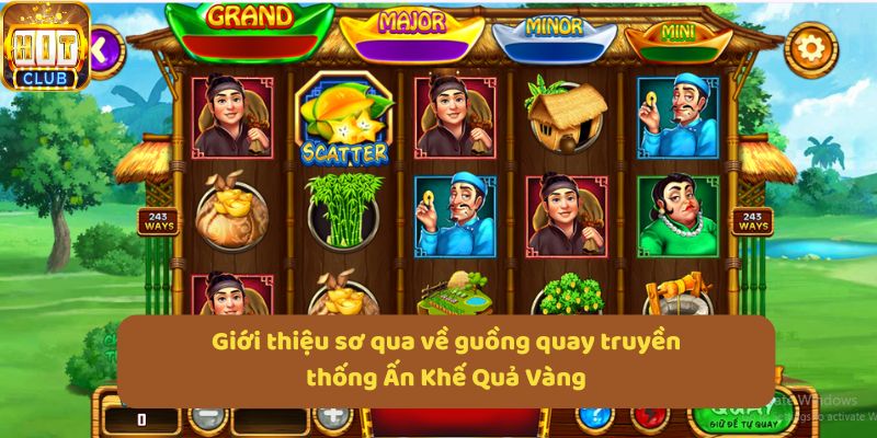 Giới thiệu sơ qua về guồng quay truyền thống Ấn Khế Quả Vàng
